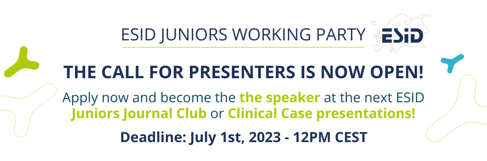 ESID Juniors  Call for presenters 949 × 315px